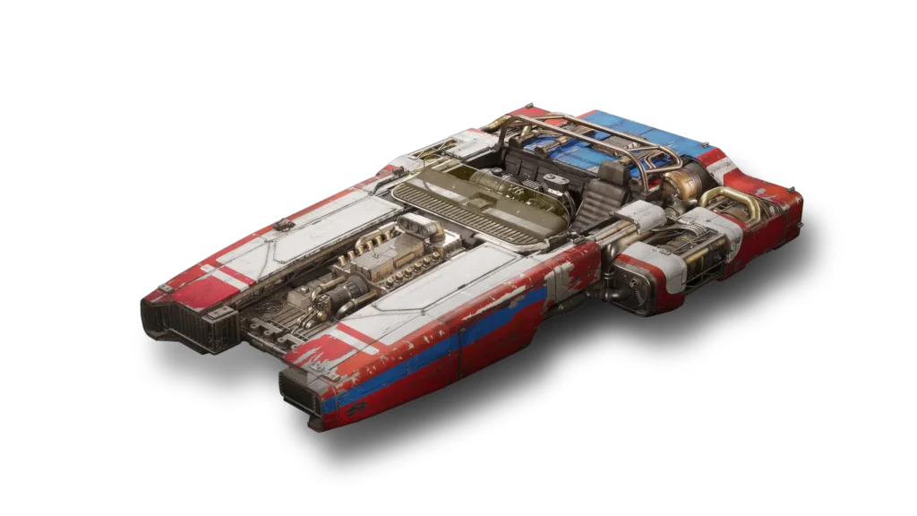 Landspeeder in Galactic Racer